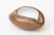 This vintage Murano style white cased and copper and gold aventurine cinched glass bowl is great for decor, serving or...
