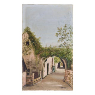 Bruno Avesani, Italian Landscape, 1950s, Oil on Canvas For Sale