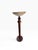 Infinity Furniture Import Empire Neoclassical Alabaster & Bronze Floor Lamp For Sale - Image 4 of 12