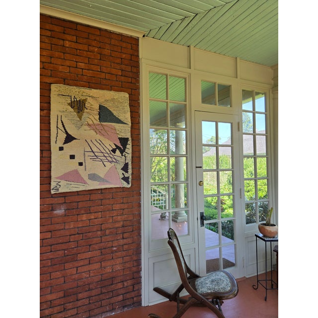 Triangle I: Law of Three Series of Hand Woven Tapestries For Sale - Image 4 of 8