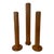 1920s Wooden Spool Candlesticks - Set of 3 For Sale