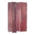 "Good Night Kiss" Salvaged Materials Wall Sculpture Color Field Painting in Shades of Nantucket Red For Sale