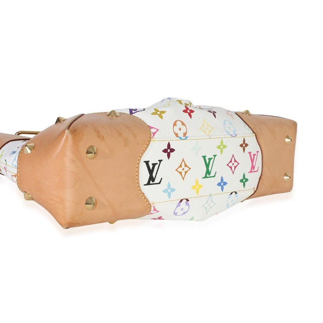 White Multicolor Monogram Canvas Judy MM For Sale In New York - Image 6 of 8