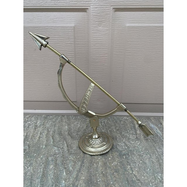 Late 20th Century Classical Brass Armillary Sphere Garden Sculpture on Stand, English Estate Style For Sale - Image 12 of 12