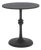 Ciri Round Accent Table in Black For Sale