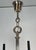 1940s Neoclassical style silver metal chandelier by Maison Charles For Sale - Image 4 of 12