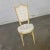 French Provincial Hollywood Regency Louis XVI Style Vintage White Dressing or Accent Chair Attributed to Prince Howard For Sale - Image 3 of 13