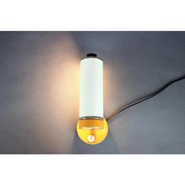 Metal Mid-Century Modern Wall Light from Napako, Czechoslovakia, 1970s For Sale - Image 7 of 10