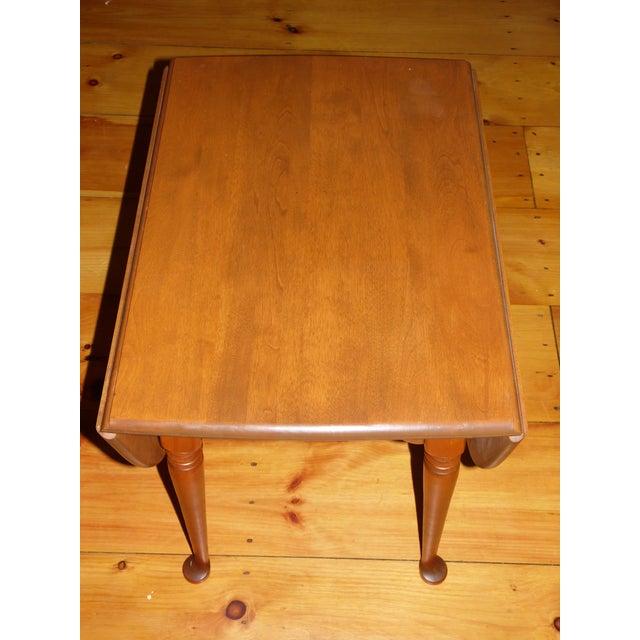 Vintage Baumritter Nutmeg Solid Maple Drop Leaf Pembroke Table Chairish