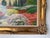 1990's Joe Yu Impressionist Garden Entrance Landscape Oil on Canvas Painting – Framed For Sale - Image 9 of 12