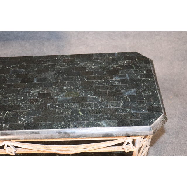 Tessellated Iron Console For Sale - Image 4 of 7