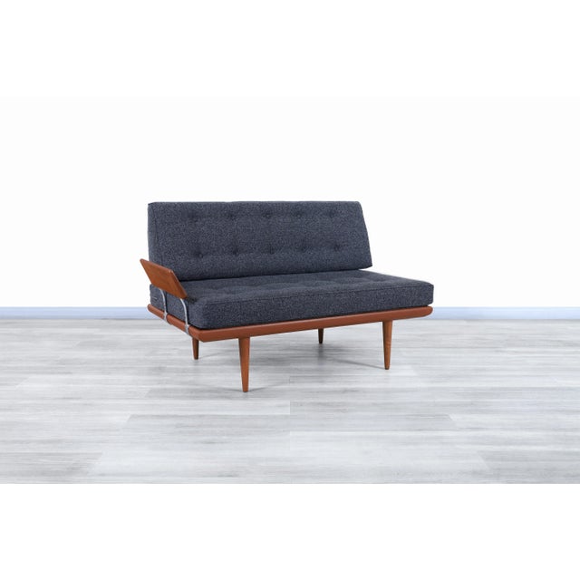 1950s Danish Modern Teak Sectional Sofa by Peter Hvidt- Set of 2 For Sale In Los Angeles - Image 6 of 13