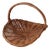 Vintage Wicker Hearth Basket For Sale