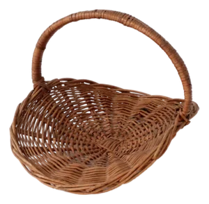 Vintage Wicker Hearth Basket
