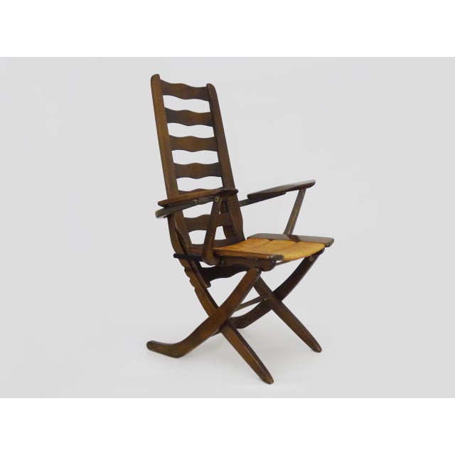 Transat Armchair in Beech, 1960s For Sale - Image 11 of 11