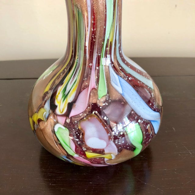Mid 20th Century AVeM Tutti Frutti Mid-Century Murano Glass Vase For Sale - Image 5 of 8