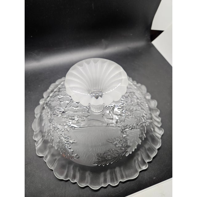 "Winter Dreams" Footed BonBon Dish (9 inches across) (Pedestal) by Mikasa