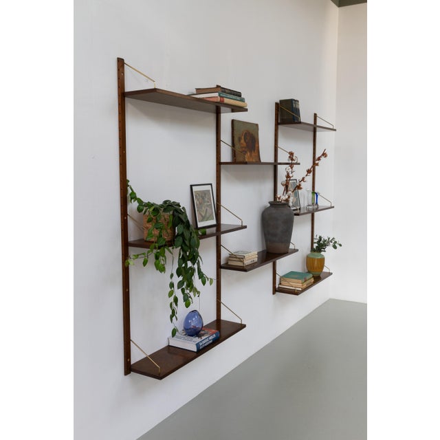 1950s Danish Walnut Shelving System Royal by Poul Cadovius for Cado, 1950s For Sale - Image 5 of 18