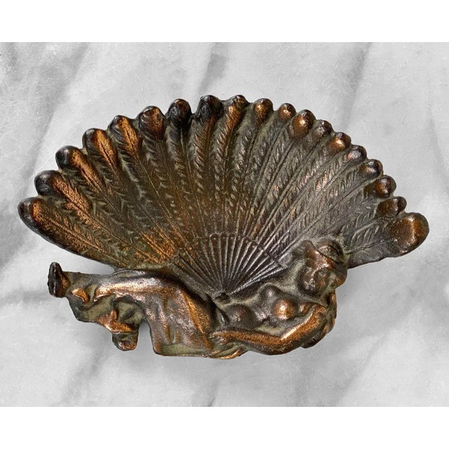 Vintage Art Deco Flapper Nude Figural Women Vanity Bowl Catchall Tray, c. 20th Century - Pairs Nicely with Many Eclectic...