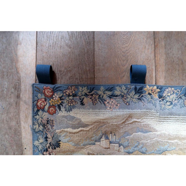 Beige 1960s, Vintage French Tapestry Wall Hanging by Marc Waymel, 3' X 3.8' For Sale - Image 8 of 18