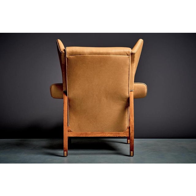 Brown Vintage Italian Lounge Chairs in Cognac Leather by Camo, 1950s, Set of 2 For Sale - Image 8 of 15