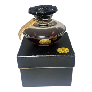 Vintage 1930s Caron Narcisse Noir Perfume Bottle 2.11oz Boxed Half Full Baccarat