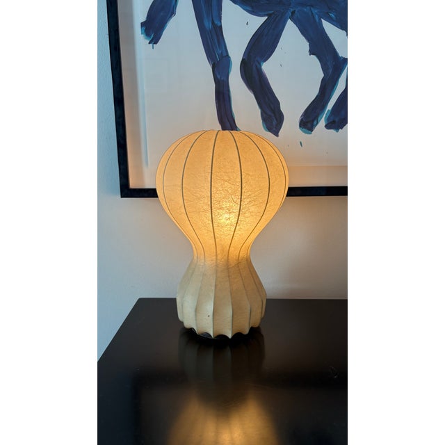 Gatto Cocoon Table Lamp by Achille and Piergiacomo Castiglioni for Flos, Italy, 1960s-in Very Good conditions-lamp works....