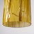 Set of 4 Mid-Century Murano Tubular Pendant Lights in Amber Cased Over White Glass Inspired by Carlo Nason For Sale - Image 16 of 18