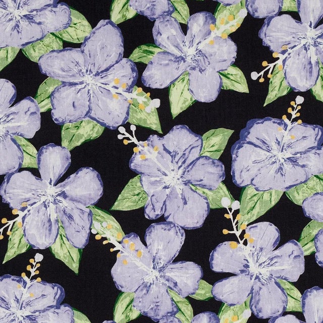 Illustration Sample - Schumacher x Victor Glemaud Fabienne Fabric in Purple For Sale - Image 3 of 4