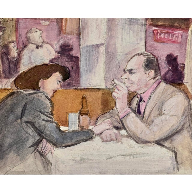 Don Freeman –West Side Bar and Grill–1960s New York City Social Realist Painting For Sale - Image 10 of 12