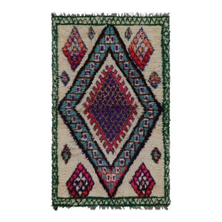 Vintage Azilal Moroccan Style Runner Rug, With Medallions From Rug & Kilim For Sale
