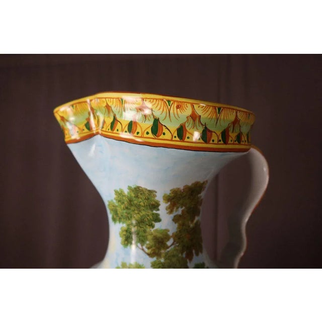 Ceramic Vintage Italian Vase For Sale - Image 7 of 13