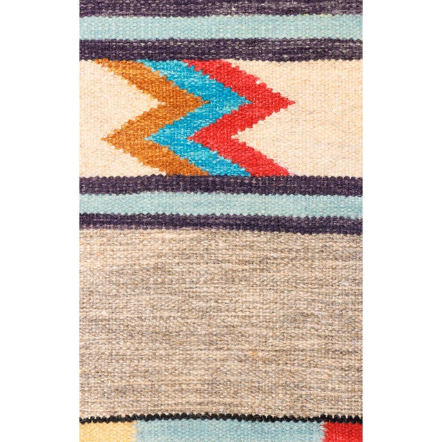 Pasargad Home Tuscany Mocha Wool Area Rug- 4' 2'' X 5'11'' For Sale - Image 4 of 5