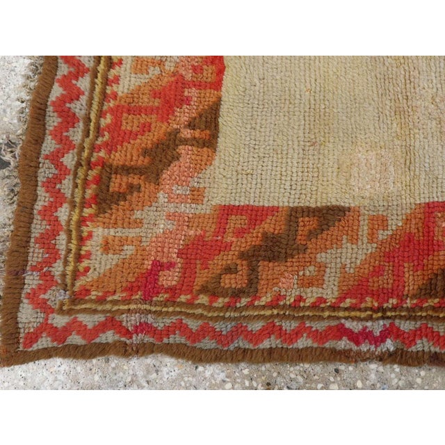 Mid 20th Century Galerie Shabab Collection Mid-20th Century Continental European Throw Rug For Sale - Image 5 of 8