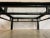 Wood Black Bamboo Table With Glass Top For Sale - Image 7 of 8
