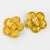 Richard Kerr Multicolor Crystal Flower Clip Earrings For Sale In Atlanta - Image 6 of 7