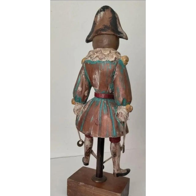 This gorgeous little vintage Court Jester sculpture is made by Sarreid Ltd. It is beautifully hand carved and hand-painted...
