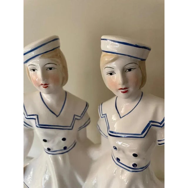 Earthenware Sailor Statuette, 1940s For Sale - Image 3 of 9