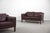 Set of Vintage Scandinavian Leather Sofas, 1970s For Sale - Image 9 of 18