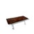 Mid-Century Modern Space Age Flames Tabletop and Chrome Coffee Table For Sale - Image 11 of 15