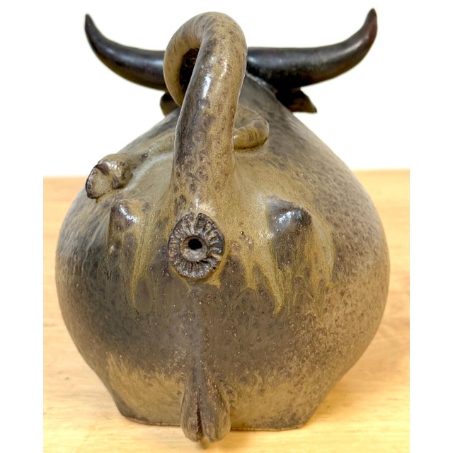 Jorge Mealha (1934–2021) Sculptural Steer / Bovine Form Portugal, late 20th C. For Sale - Image 14 of 16