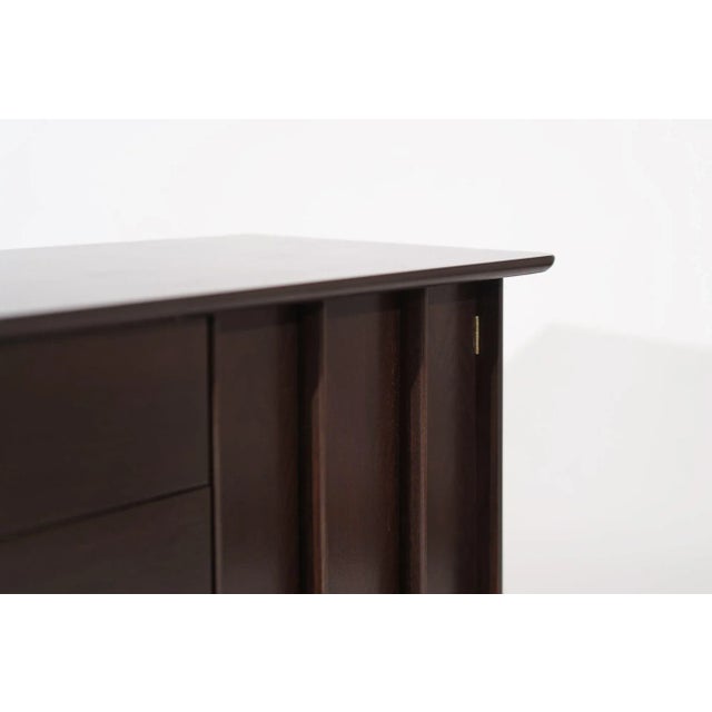 The Eloquence Credenza in Dark Walnut by Kent Coffey, Circa 1950s For Sale - Image 10 of 13