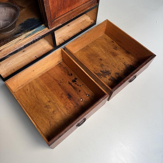 Japanese Tansu Cabinet with Sliding Doors, 1890s For Sale - Image 12 of 18