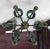 Vintage Chandelier With Six Lamp Holders With Shades For Sale - Image 9 of 10