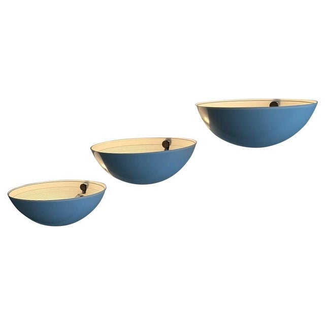 Vintage Model 1222 Wall Lights by Elio Martinelli for Martinelli Luce, 1979, Set of 3 For Sale - Image 12 of 12