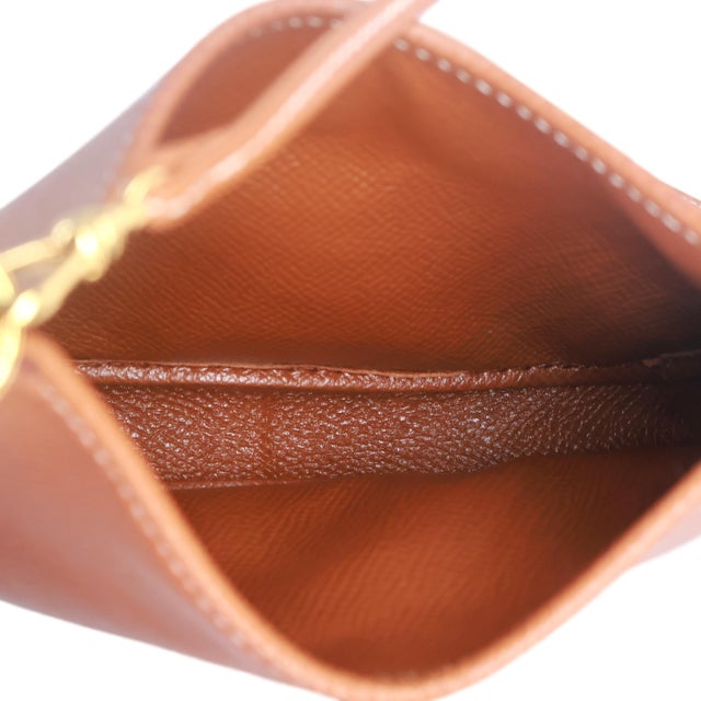 Hermès Gold Courchevel Leather Micro Trim 15cm Bag With Gold Hardware, 1991. For Sale - Image 12 of 12