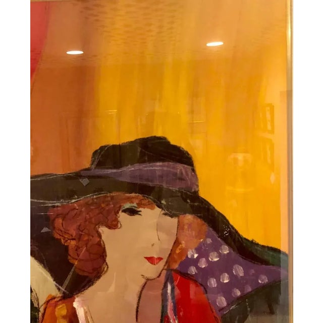 Lithograph by Patricia Govezensky of Two Woman Gilt Framed Signed For Sale In New York - Image 6 of 13