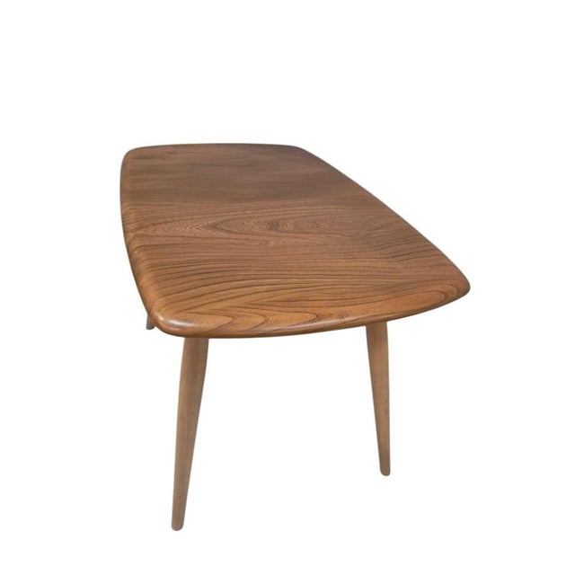 Brown Mid-Century Elm Plank Coffee Table from Ercol For Sale - Image 8 of 14