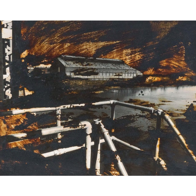 Shuli Sade, Israeli Contemporary Art Photograph, Architecture with Hand Painting Shul Sade, 1995 For Sale