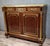 Parisian Buffet in Mahogany and Gilt Brass with Marble Top For Sale - Image 3 of 15